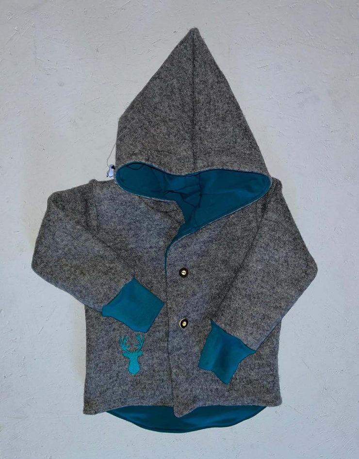 Set Walk Jacke + Mütze Hirsch