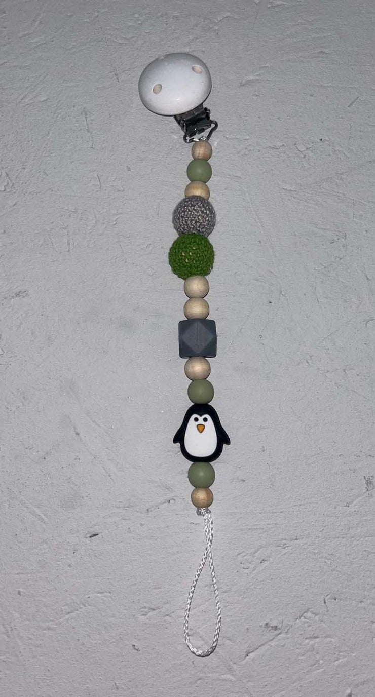 Schnullerkette Pinguin