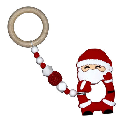 Beißanhänger Weihnachtsmann