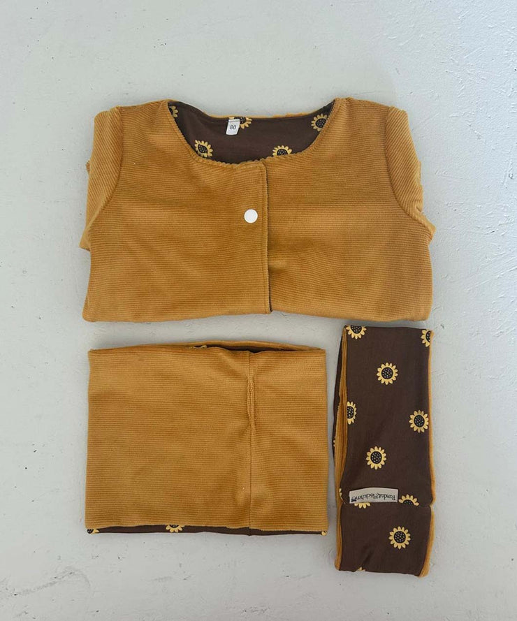 Set Jacke, Stirnband, Loop