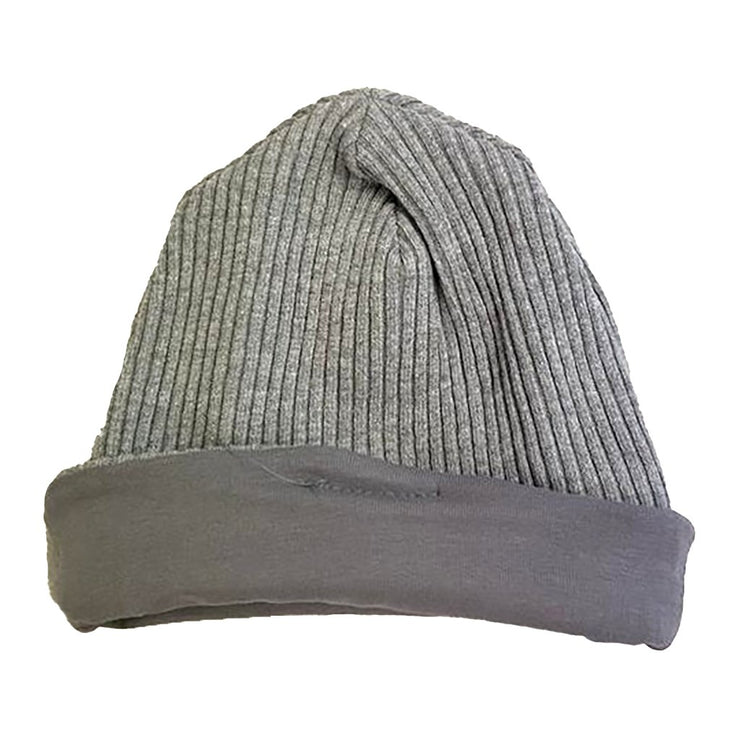 Beanie grau uni