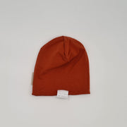 Beanie Rostbraun uni