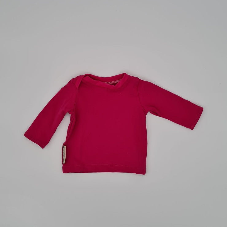 Langarmshirt Pink uni