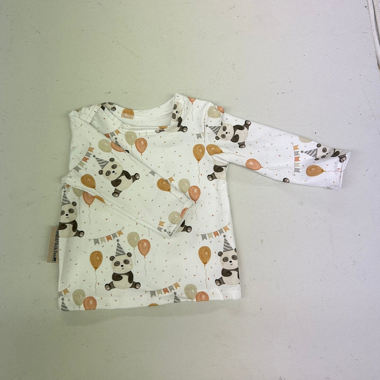 Langarmshirt Panda Geburtstag